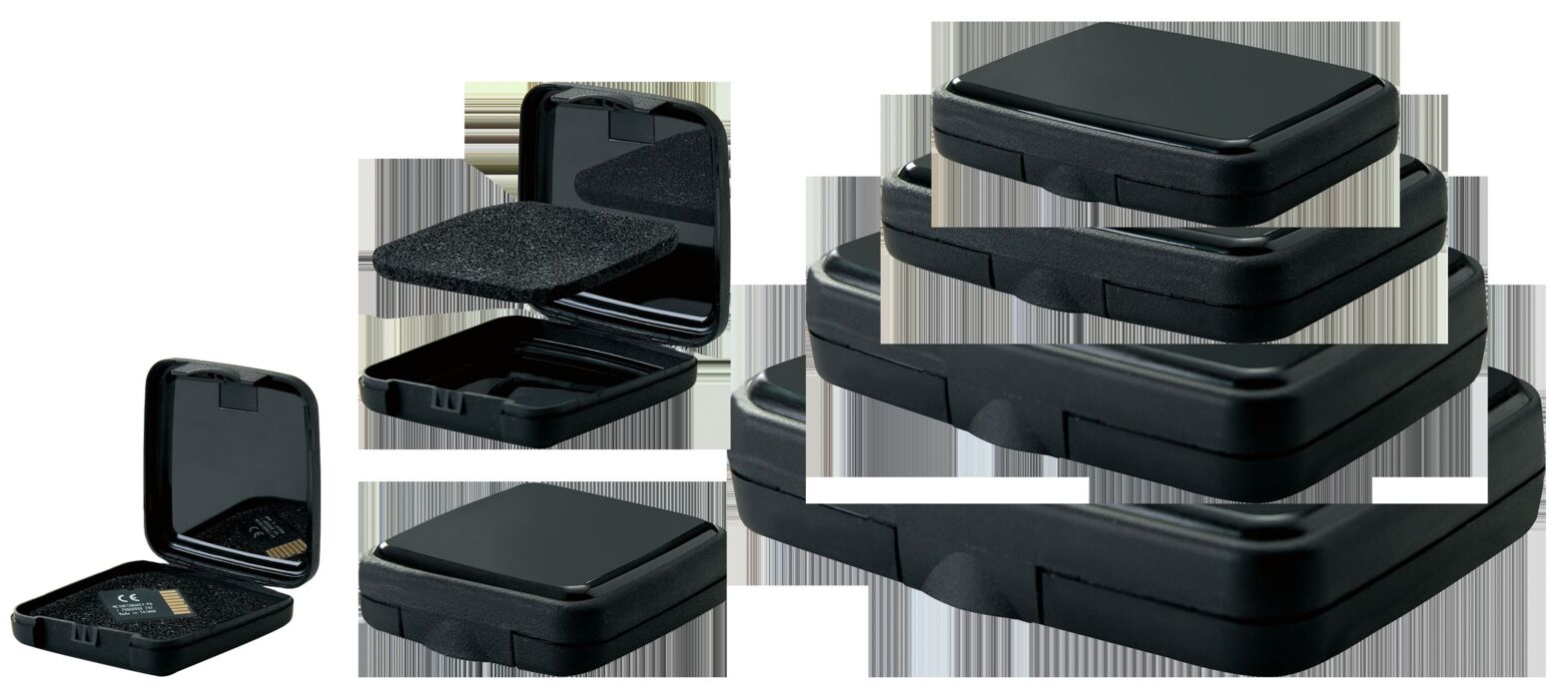 DPV ElektronikService GmbH Hinged lid boxes with snap lock