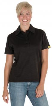 ESD Poloshirt Lady PremiumSmooth, schwarz
