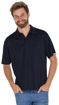 Poloshirt Kurzarm Coolmax® ALL SEASON dunkelblau ESD