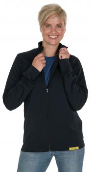 ESD Damen-Sweatjacke Coolmax® ALL SEASON, dunkelblau