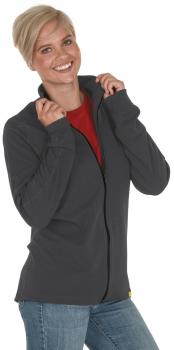 ESD Damen-Sweatjacke Coolmax® ALL SEASON, anthrazit