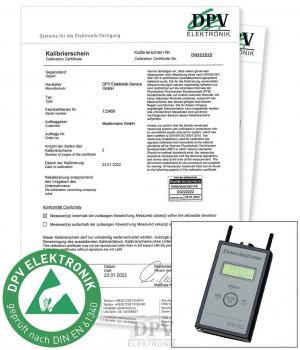 Kalibrierung für Elektrofeldmeter EFM 022