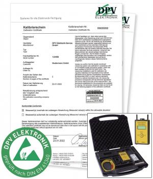 Kalibrierung EFM51 Walking Test + Verification Kit