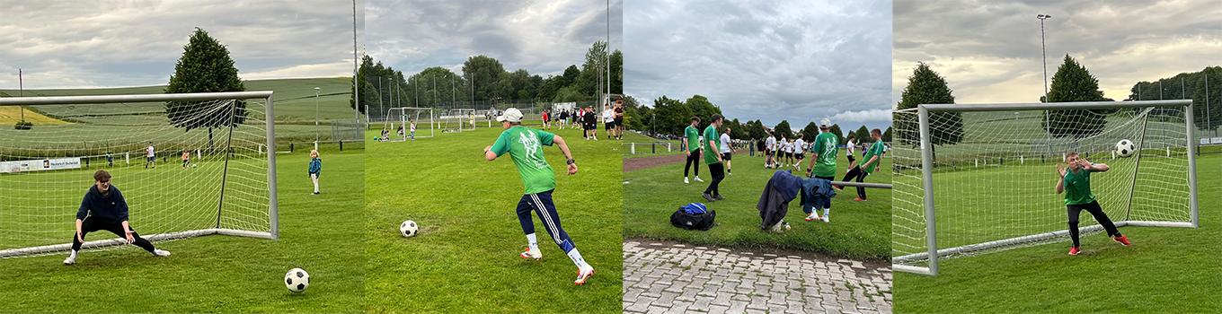 Business meets Bolzplatz: Das DPV-Team beim 9-Meter-Turnier