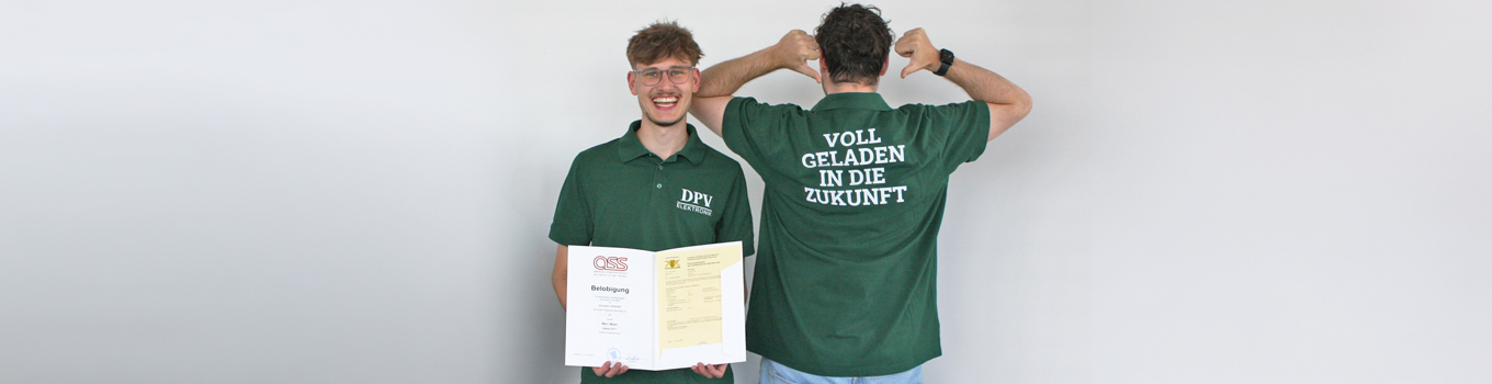 Wir gratulieren unseren Auszubildenden zu den bestandenen Prüfungen