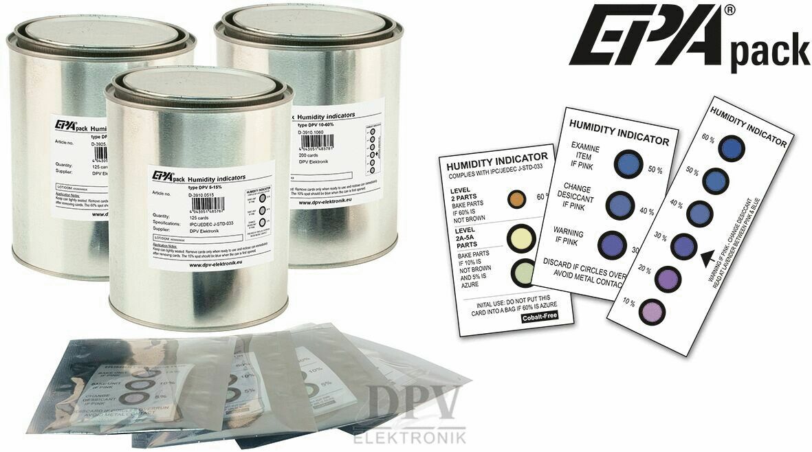 Desiccant / humidity indicators