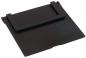 Preview: The image shows a black, flat plate made of plastic or metal. It has a rectangular shape with a small raised area on the top, which serves as a mount.