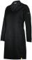 Preview: The image shows a black lab coat. It has a classic collar, long sleeves, and a straight fit. There are two large pockets on the front. The coat appears functional and professional.