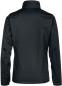Preview: The image shows the back view of a black jacket with a stand-up collar and long sleeves. The fabric appears sturdy and durable, with no noticeable patterns or details.