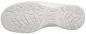 Preview: The image shows the sole of a shoe. It is white and features a textured pattern with various grooves and indentations that provide good traction.