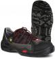 Preview: The image shows a black shoe with gray and red accents. It has laces and a non-slip rubber sole with good tread. The shoe is sporty, sturdy, and comfortable.