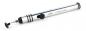 Preview: The image shows a silver SMD soldering iron with a rubberized handle. It has a pointed, metallic tip and a black rubber stopper. The body is labeled "SMD - Vampire ESD".