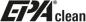 Preview: The image displays the logo of "EPA clean". It features large, black letters: "EPA" and below it the word "clean", also in black, in a clear, modern font.