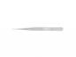 Preview: The picture shows a long, slender metal tweezer. It has a smooth surface, tapers to a pointed tip, and has fine ridges on one side for better grip.