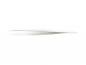 Preview: The image shows a straight, narrow pair of metal tweezers. It has two long, narrow arms that meet at one end, and a fine tip for precise handling.