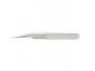 Preview: The image depicts a narrower surgical knife, approximately 15 cm long. The blade is pointed and slim, the handle is flat and slightly curved, all in shiny metal.