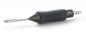 Preview: The image displays a black soldering iron with a ridged handle. At the end, there is a fine soldering tip used for soldering components.