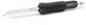 Preview: The image shows a soldering iron with a long, slightly curved metal tip attachment. The handle is black and rubberized to provide a better grip. The name "Weller" is visible.
