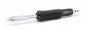 Preview: The image shows a soldering iron with a black, ribbed handle and a silver, pointed tip. The handle provides a good grip, and the tip is suitable for precise work.