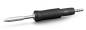 Preview: The image shows a screwdriver with an ergonomic, black grooved handle and a silver tip. The tip is interchangeable, allowing for the use of different types of screws.