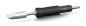 Preview: The image shows a soldering tip with a smooth, wide metal tip. The handle is black, ergonomically shaped, and has a ribbed surface for better grip.