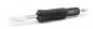 Preview: The image shows a soldering iron with a black, non-slip grip and a silver tip. The tip is slightly flat and has a narrow opening for precise work.