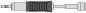 Preview: The image shows an elongated plug with a narrow, round end. The middle area has a ribbed, rubberized surface, followed by a smooth section that connects to a cable.