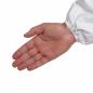 Preview: The image shows an extended right hand. The hand is slightly open, with an average skin tone. The sleeve of the jacket is white and straight-cut.