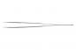 Preview: The image shows a long, slender stainless steel tweezer. It has two pointed gripping surfaces that can be opened and closed at the top end, and a straight, thin handle.