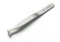Preview: The image shows a straight, narrow tweezer made of stainless steel. It has a smooth surface and a pointed opening at the end that slightly drifts apart.