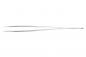 Preview: The image shows a long, narrow metal tweezer with two pointed ends. It is straight and shiny, ideal for gripping small objects.