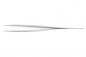 Preview: The image displays a narrow, rectangular blade with two long, pointed ends that are parallel to each other. It features a smooth, metallic shiny surface and is very slender.