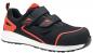 Preview: The shoe is black with red accents. It has two wide Velcro straps and a reinforced toe cap. The sole is light and has a coarse tread for better grip.