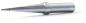 Preview: The image displays a silver, conical tool with a pointed, narrow end face and a wider, cylindrical part in the middle. It lies flat on a white surface.