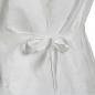 Preview: The image shows a white coat or a garment with a knotted band at the waist. The fabric appears light and could be made of paper or a similar material.
