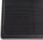 Preview: The image shows a black rubber mat with a ridged pattern. The ridges are evenly arranged and the mat has rounded corners. It is functional and durable.