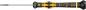 Preview: The image shows a slim screwdriver. The handle is black with yellow accents and has a non-slip surface. The blade is straight and made of metal, suitable for screws.