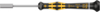 Preview: The image shows a screwdriver with a long, narrow metal head and a non-slip handle in black and yellow. The handle has a textured surface for better grip.