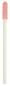 Preview: The image shows a long, slender applicator with a white, thin handle and a pink, soft tip. The tip is slightly wider and has a velvety surface.