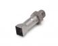Preview: The image shows a metallic object with a square end and a cylindrical body. The surface is smooth and shiny, possibly made of stainless steel or a similar alloy.