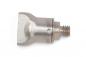 Preview: The image shows a metallic object with a twisted thread and a flat, wide top. It has a sturdy, industrial shape and is shiny silver.