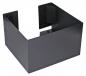 Preview: The image shows a black, square metal frame with open sides and a sturdy construction. It has rounded corners and is suitable for versatile applications.