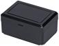 Preview: Das Bild zeigt eine rechteckige, schwarze Box mit einem flachen Deckel. Die Ecken sind abgerundet, und die Oberseite hat eine leicht erhabene Fläche. Sie scheint glatt und glänzend zu sein.