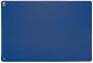Preview: The image shows a large, solid blue mat. It has rounded corners and a smooth surface. In the upper left corner, there is a yellow logo.