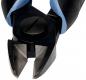 Preview: The image shows a pair of pliers with two black handles and blue rubber inserts. The cutting edge is sharp and V-shaped, ideal for cutting wires.
