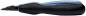 Preview: Das Bild zeigt ein handliches Werkzeug mit einem schwarzen, ergonomischen Griff und einem blauen Element. An einem Ende befindet sich eine scharfe Klinge für präzise Schnitte.