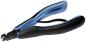 Preview: The image shows a blue-black pair of pliers with two grip surfaces. The handles are ergonomically designed, and the pliers have a sharp cutting edge at one end, ideal for cutting.