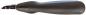 Preview: The image shows a black pen with a blue accent at the top. The pen has an ergonomic shape that fits well in the hand. The tip appears fine and precise.