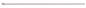 Preview: The image shows a long, thin object that is standing upright. It has a small, round ball at one end. The surface is smooth and has a light color.