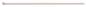 Preview: The image shows a long, narrow rod in a light shade. It has a small, round bulge at one end, while the rest is straight and even.